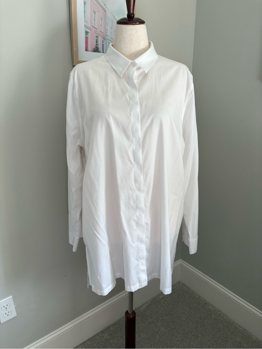 Soma Classic White Button-Down Shirt